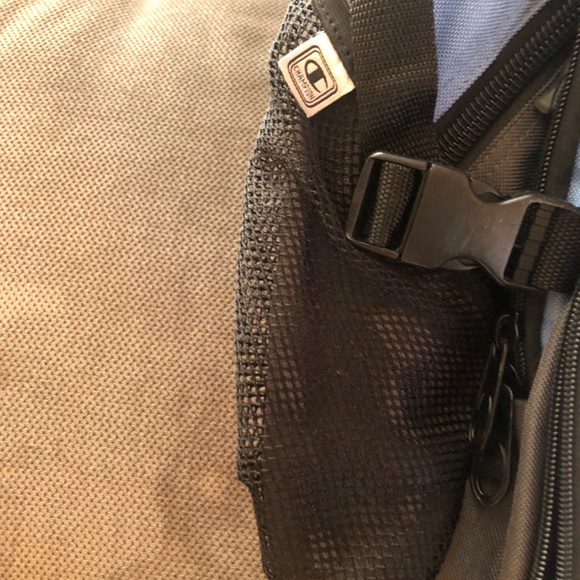 Champion Backpack (Vintage) Many Sections with Good Price Fair Condition (1 Rip) - Picture 7 of 8